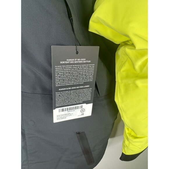NWT Ski-Doo Typha x KANUK  Jacket Women's Insulated Size XXL Yellow Black - Picture 8 of 9